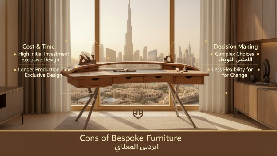 Cons of Bespoke Furniture