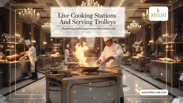 Live Cooking Stations And Serving Trolleys – Redefining Buffet Experiences With Kellso UAE