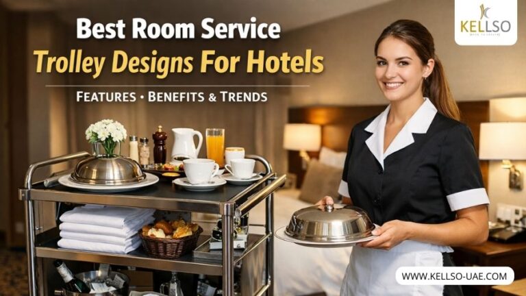 Best Room Service Trolley Designs For Hotels – Features, Benefits & Trends