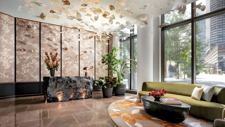 Biophilic Hotel Interior