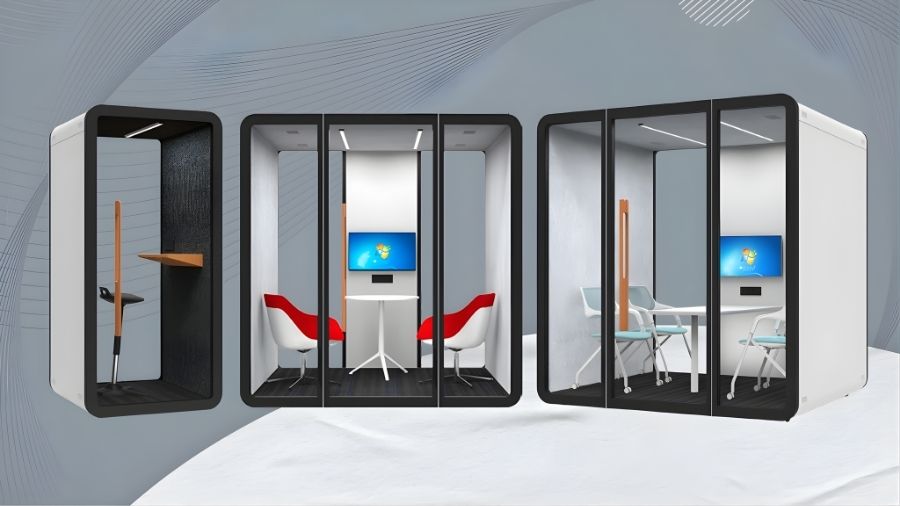 soundproof office pod Dubai
